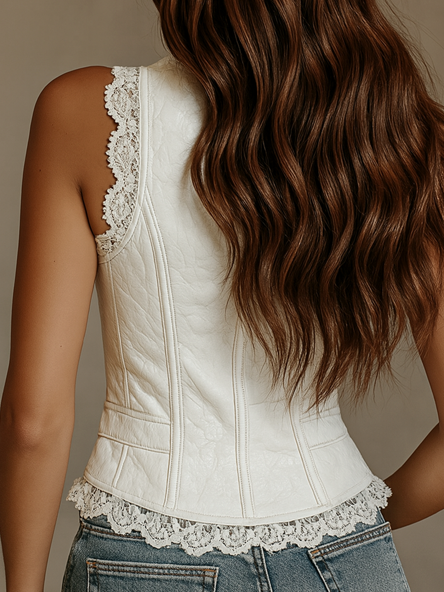 Barbara | Vintage Lace Top