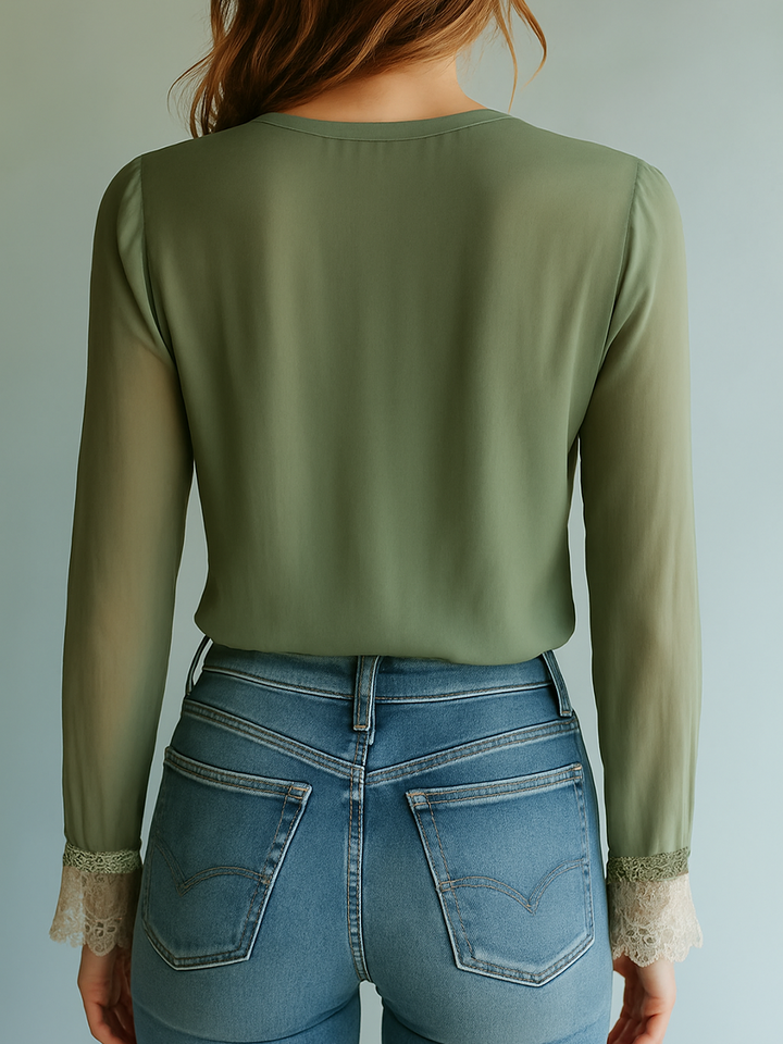 Patricia | Floral Lace Blouse