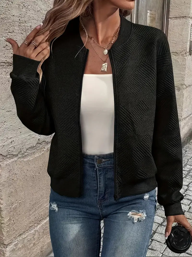 Simple Heat | Stylish Jacket with Zipper
