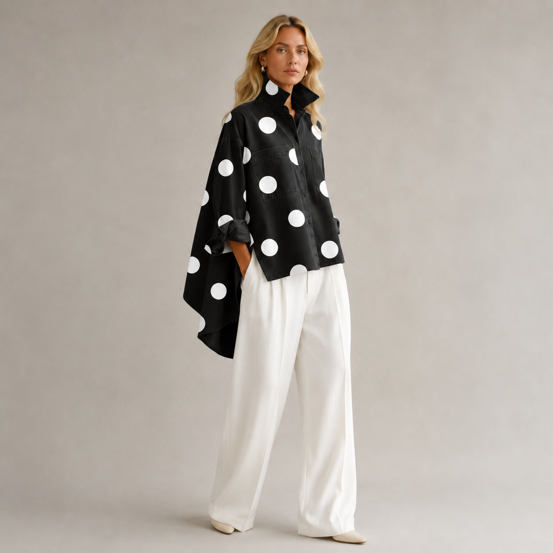 Muriel Polka Dot Blouse