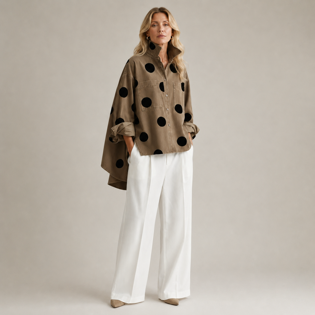 Muriel Polka Dot Blouse