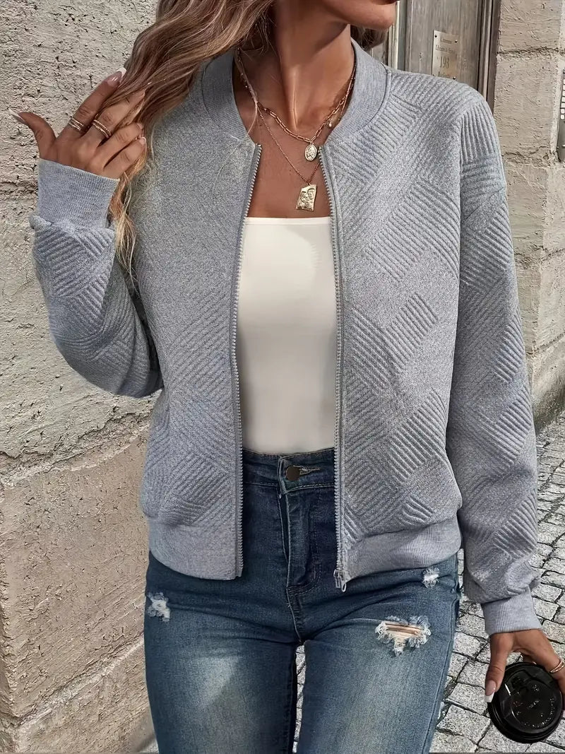 Simple Heat | Stylish Jacket with Zipper