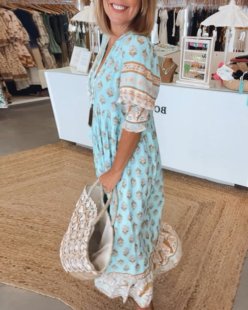 Amara | Flowing Bohemian Dress