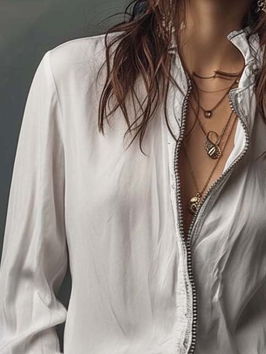 Janet | Flounce Cuff Blouse