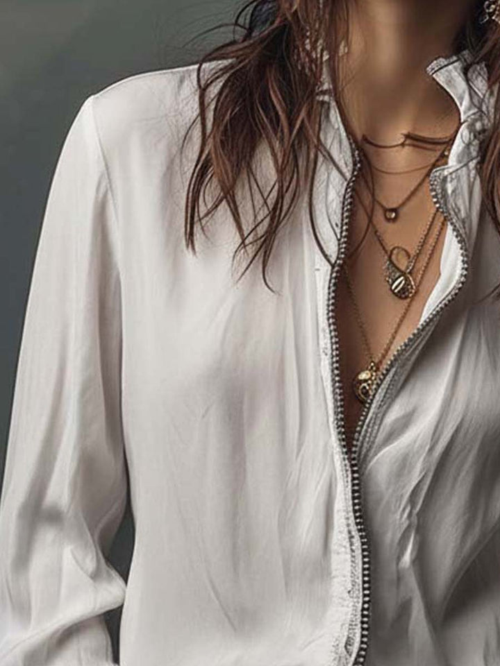 Janet | Flounce Cuff Blouse