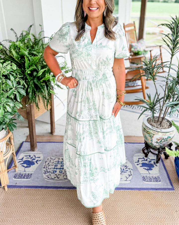 Alessandra | Classic Toile Maxi