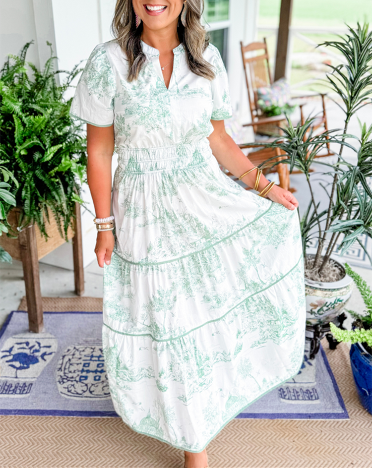 Alessandra | Classic Toile Maxi