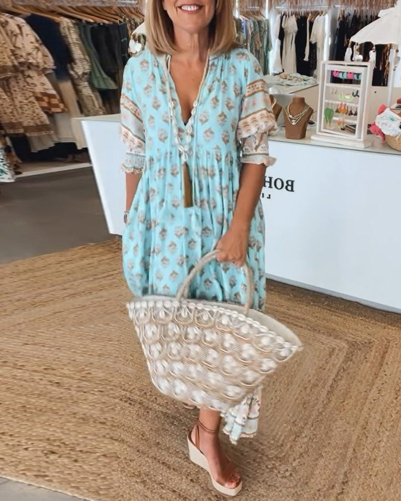 Amara | Flowing Bohemian Dress