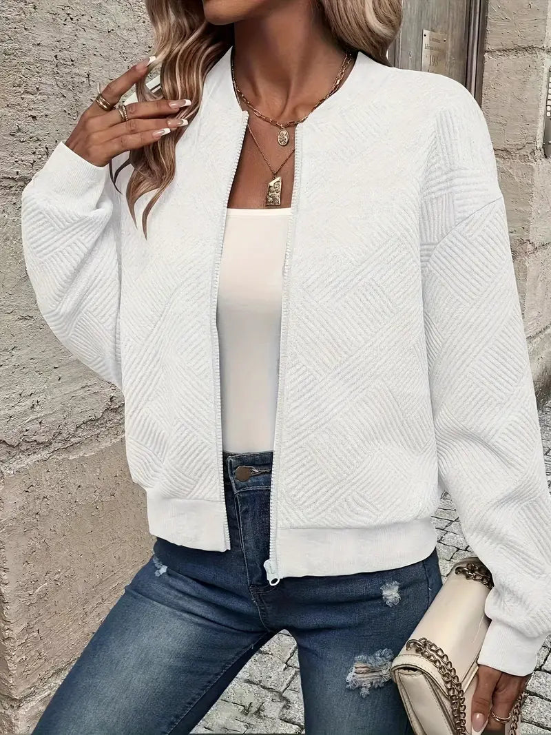 Simple Heat | Stylish Jacket with Zipper