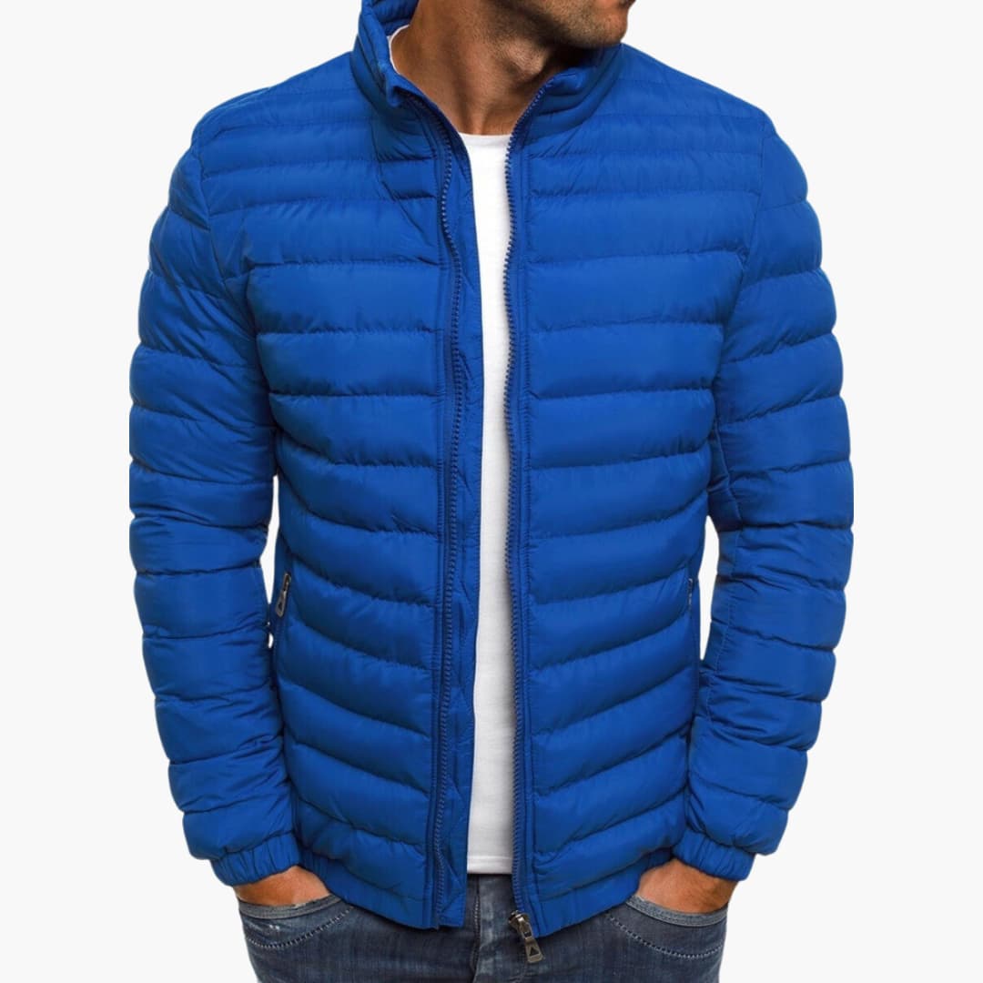 KIAN | COMFORTABLE STRIPED WARM JACKET