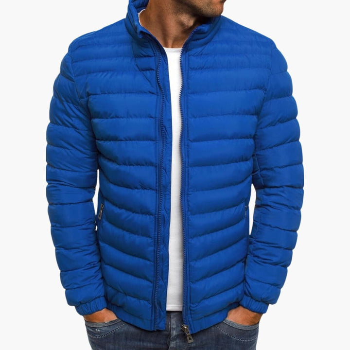 KIAN | COMFORTABLE STRIPED WARM JACKET