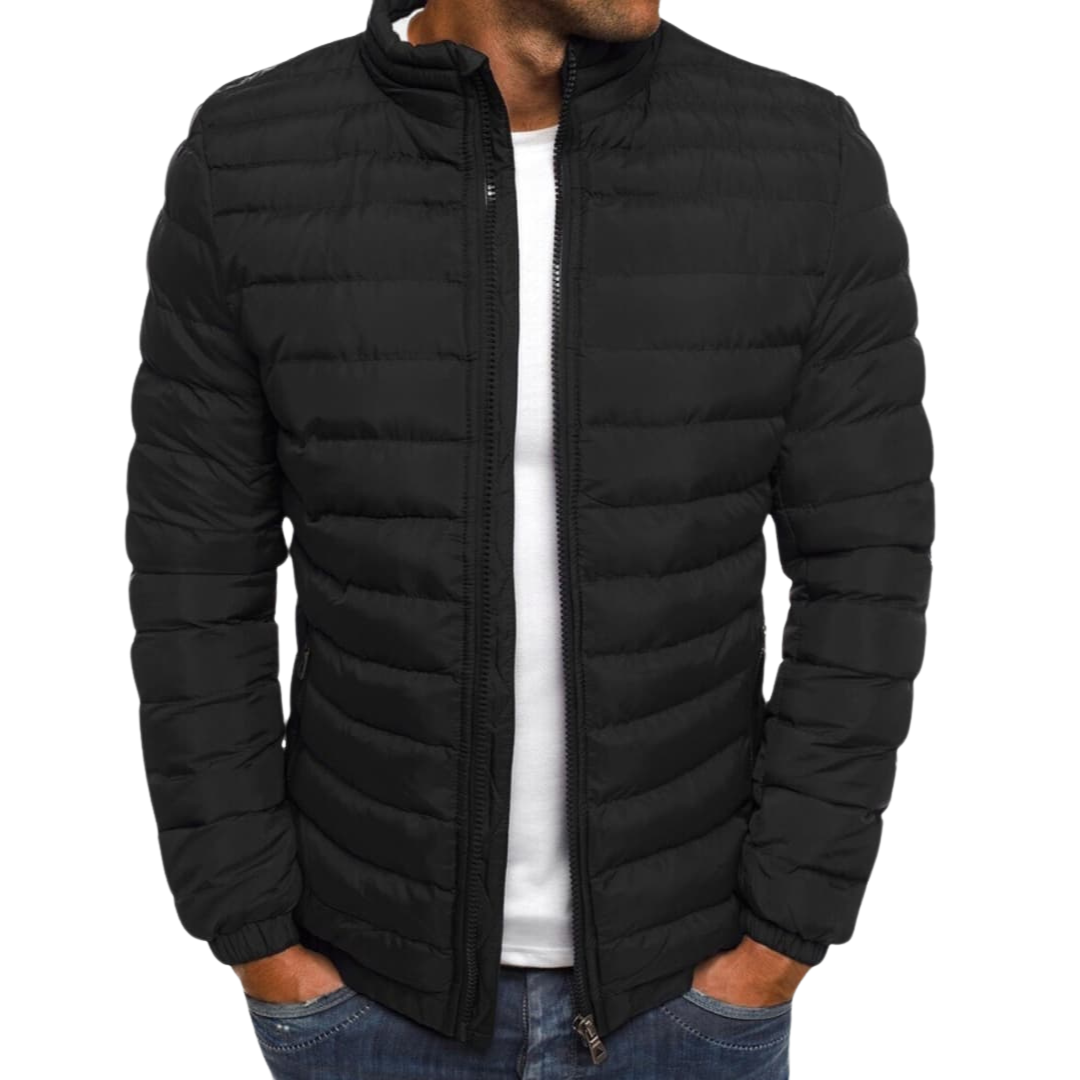 KIAN | COMFORTABLE STRIPED WARM JACKET