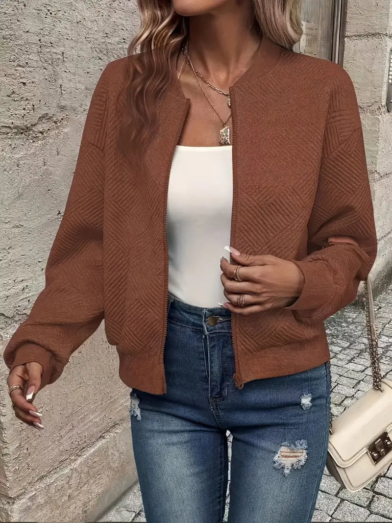 Simple Heat | Stylish Jacket with Zipper