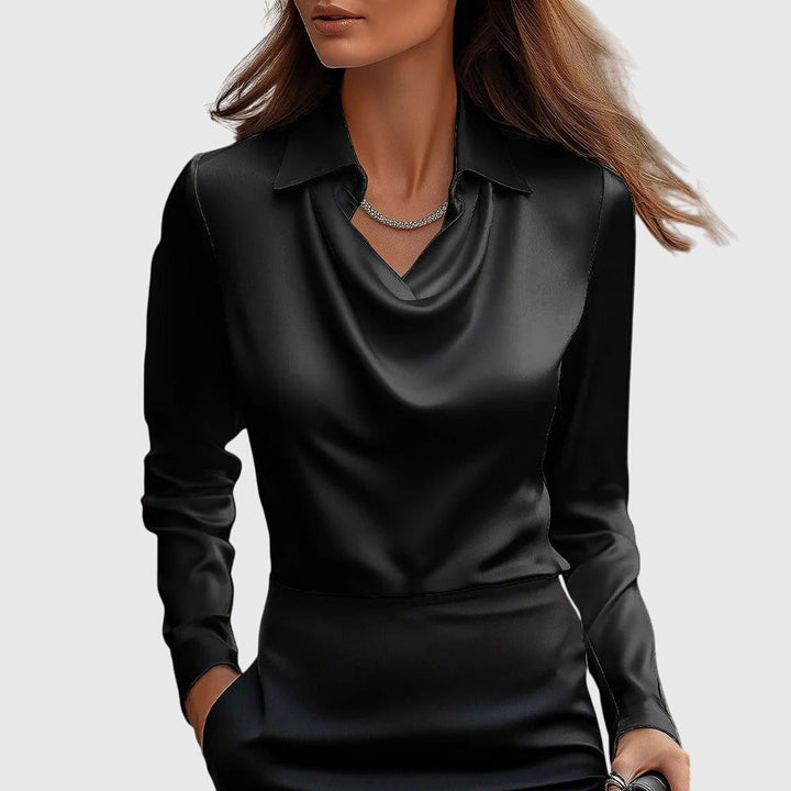 Luna | Luxe Satin Style Blouse