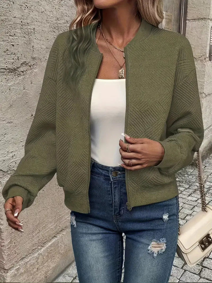Simple Heat | Stylish Jacket with Zipper