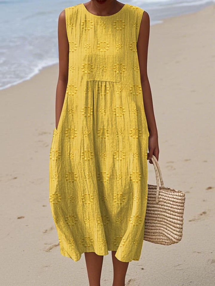 Beatrice - Elegant Sleeveless Dress with Pockets