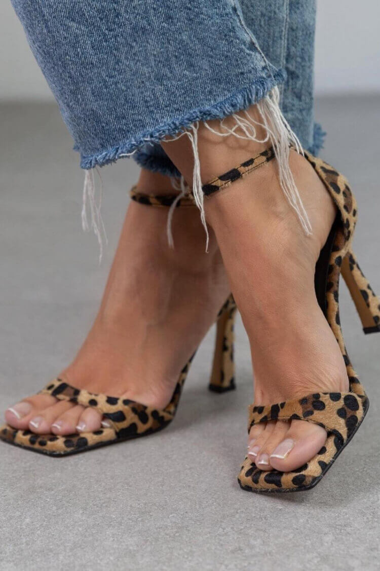 Aria | Leopard Print Stiletto Heels