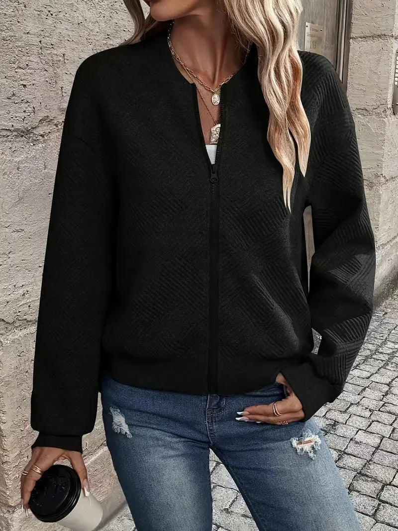 Simple Heat | Stylish Jacket with Zipper