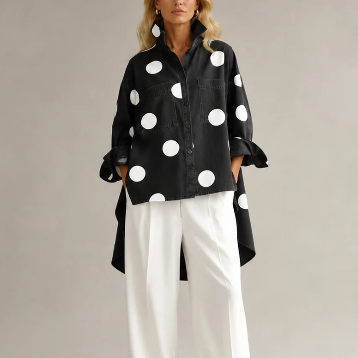 Muriel Polka Dot Blouse