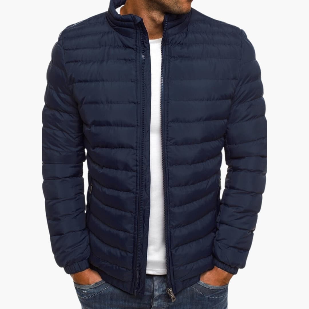 KIAN | COMFORTABLE STRIPED WARM JACKET