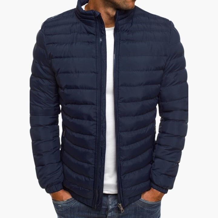 KIAN | COMFORTABLE STRIPED WARM JACKET