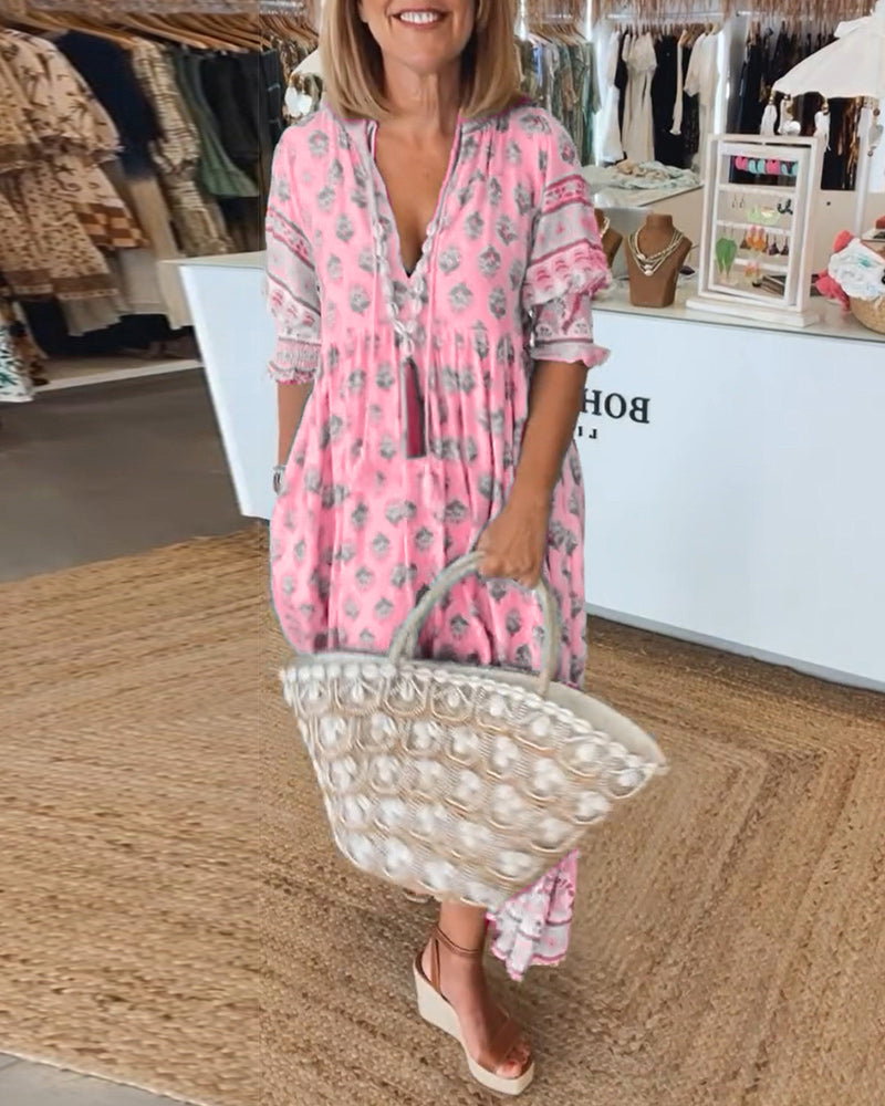 Amara | Flowing Bohemian Dress