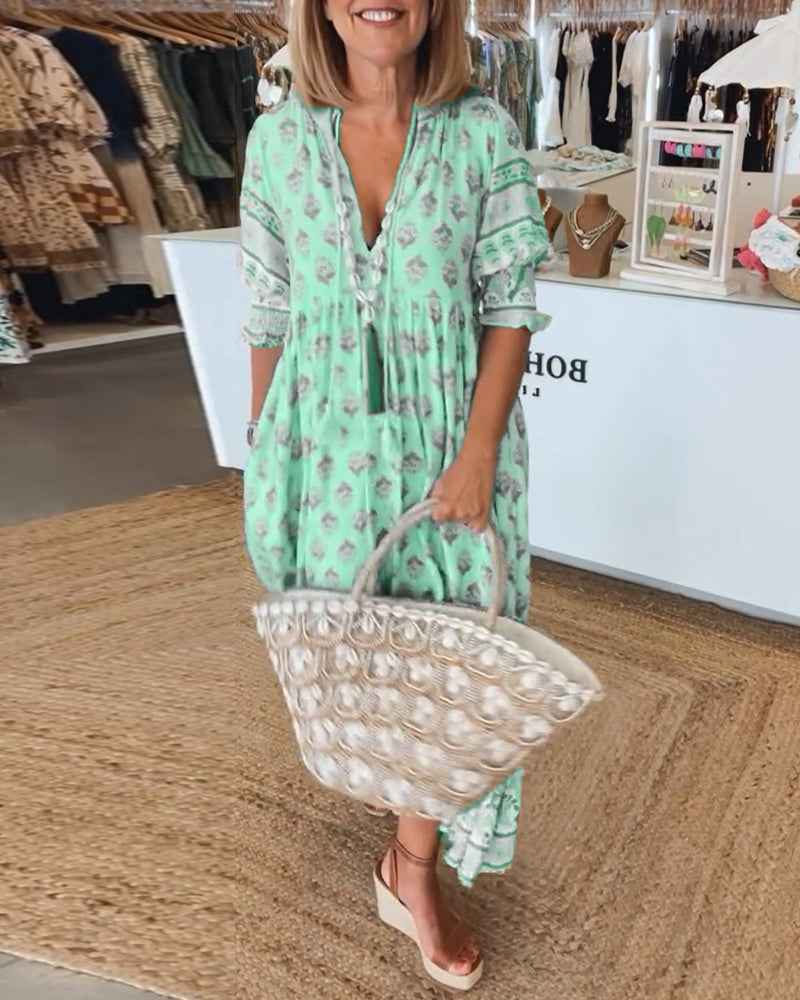 Amara | Flowing Bohemian Dress
