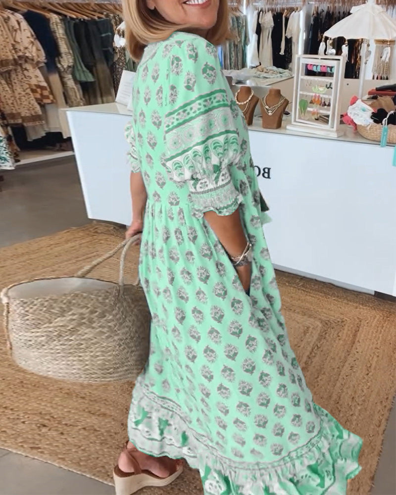Amara | Flowing Bohemian Dress