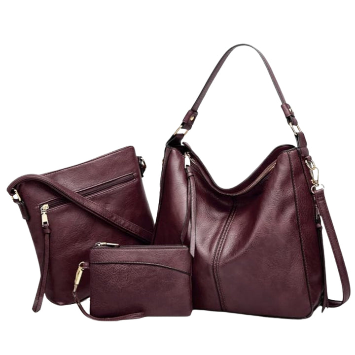 Chicago | Luxury 3-Piece Hobo Bag Set