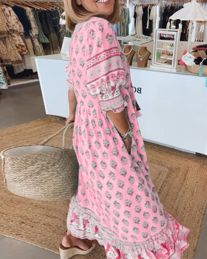 Amara | Flowing Bohemian Dress