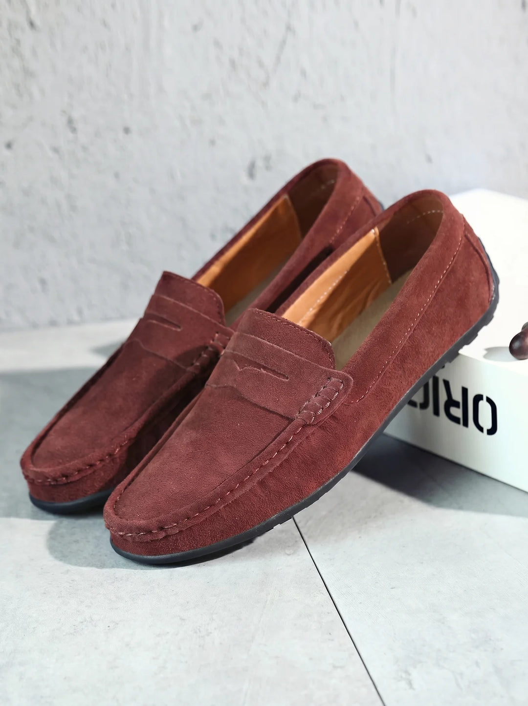 Harrington | Suede Slip-On Loafers