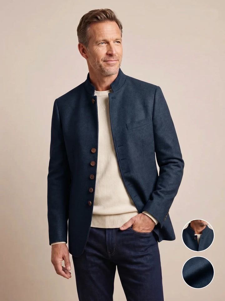 Calder | Stand-Collar Jacket