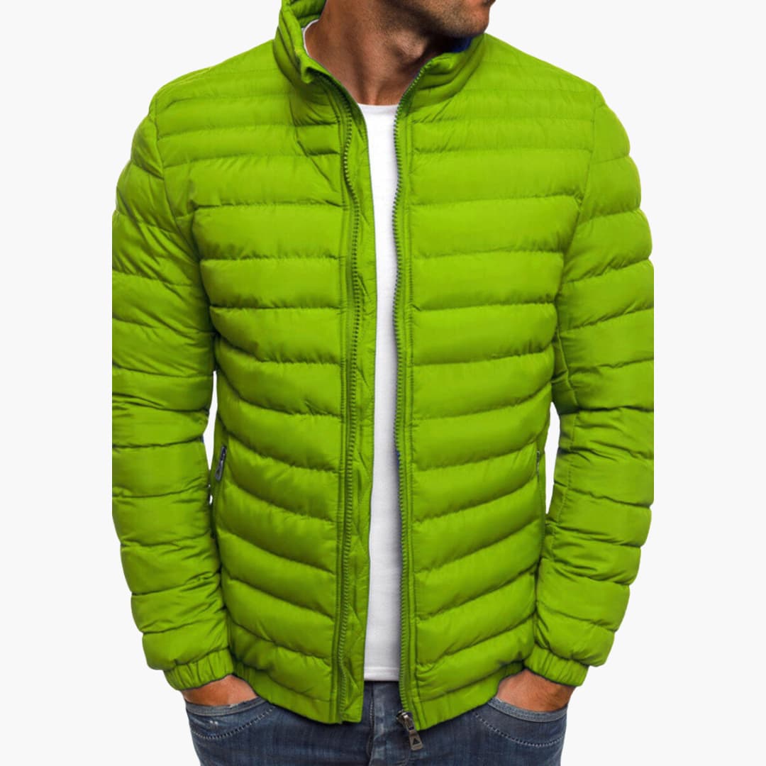KIAN | COMFORTABLE STRIPED WARM JACKET