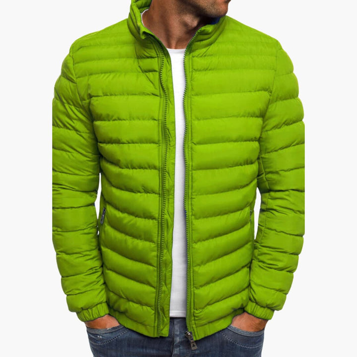 KIAN | COMFORTABLE STRIPED WARM JACKET