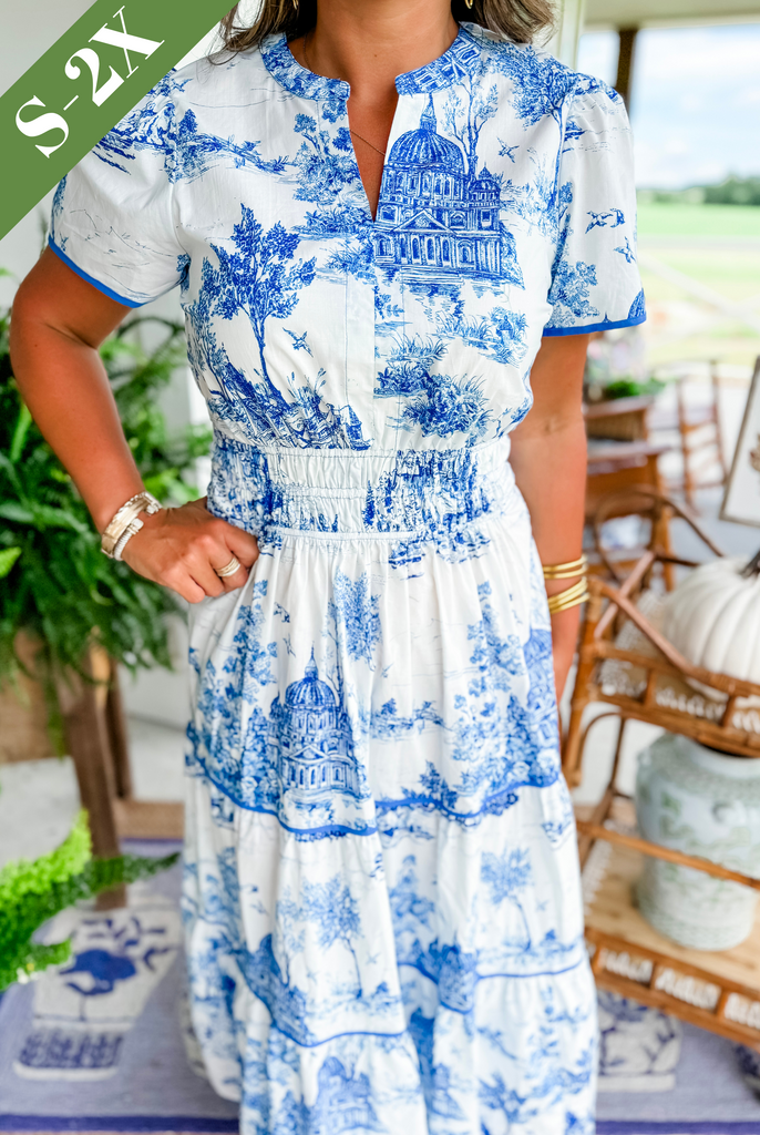 Alessandra | Classic Toile Maxi