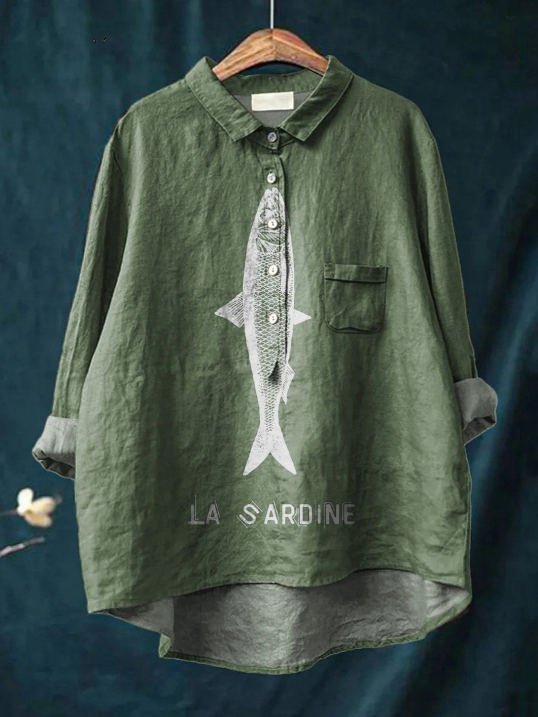 Sophie | Sardine Fish Graphic Printed Women&