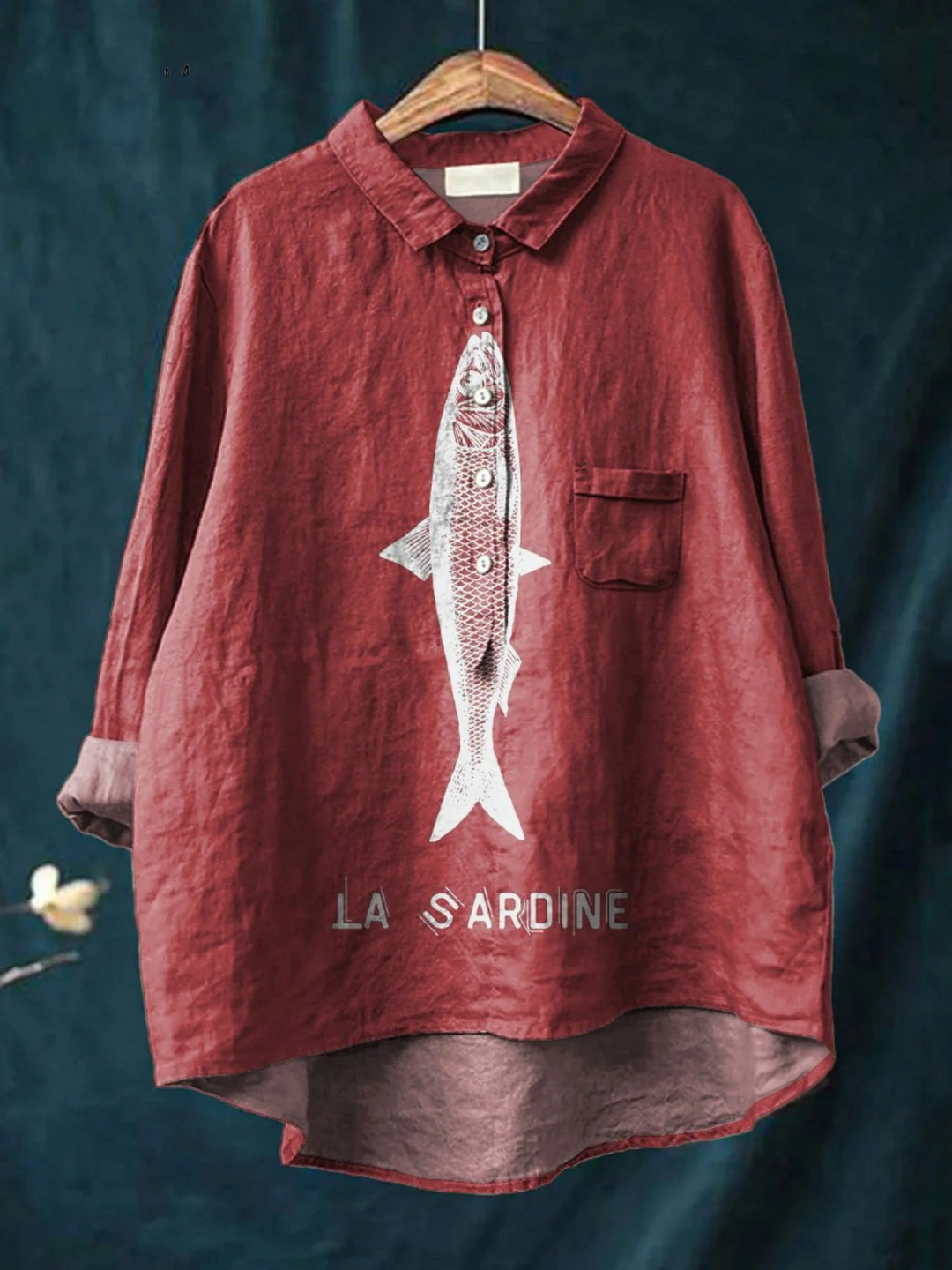 Sophie | Sardine Fish Graphic Printed Women&
