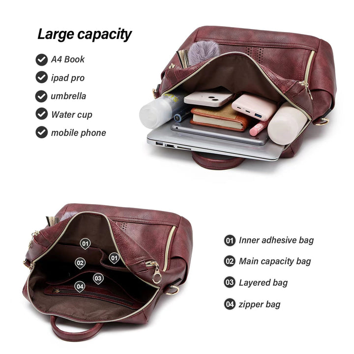 Delhi | Luxury 2-in-1 Convertible Backpack + Free Pouch