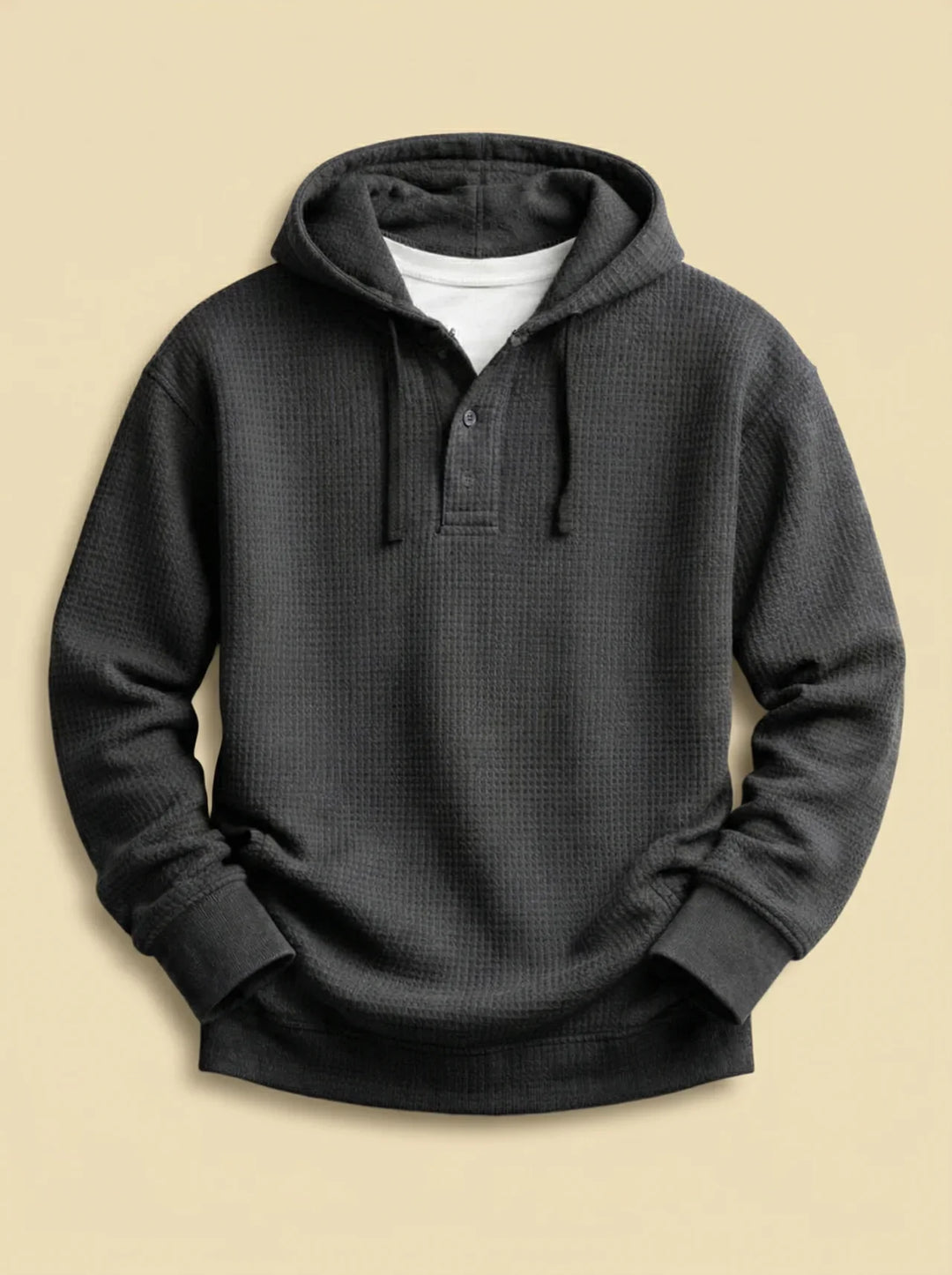 ALFRED | Textured Waffle Hoodie
