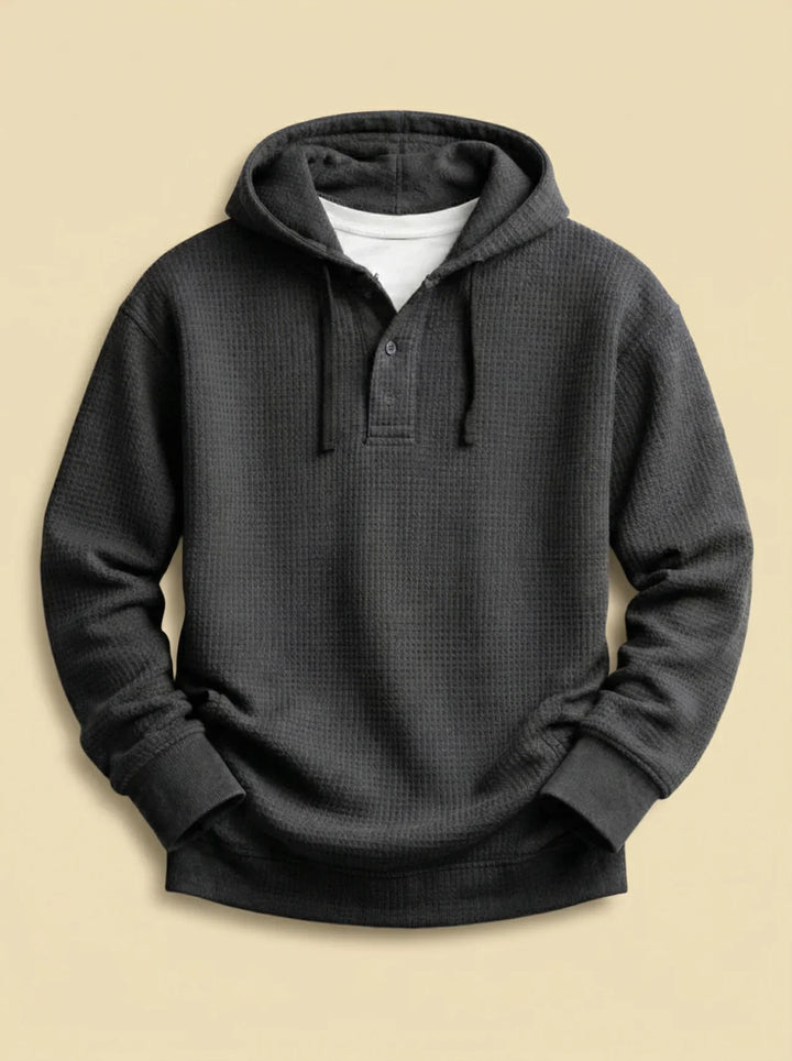 ALFRED | Textured Waffle Hoodie