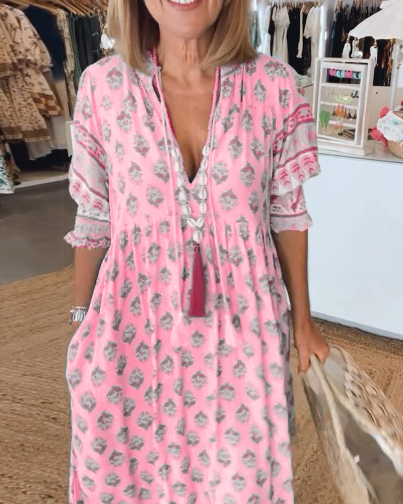 Amara | Flowing Bohemian Dress