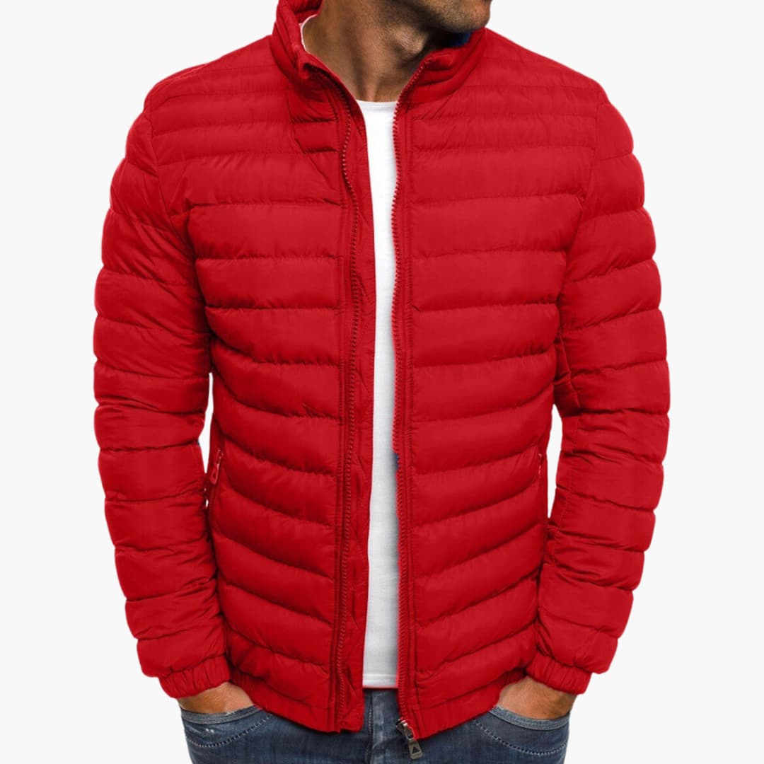 KIAN | COMFORTABLE STRIPED WARM JACKET
