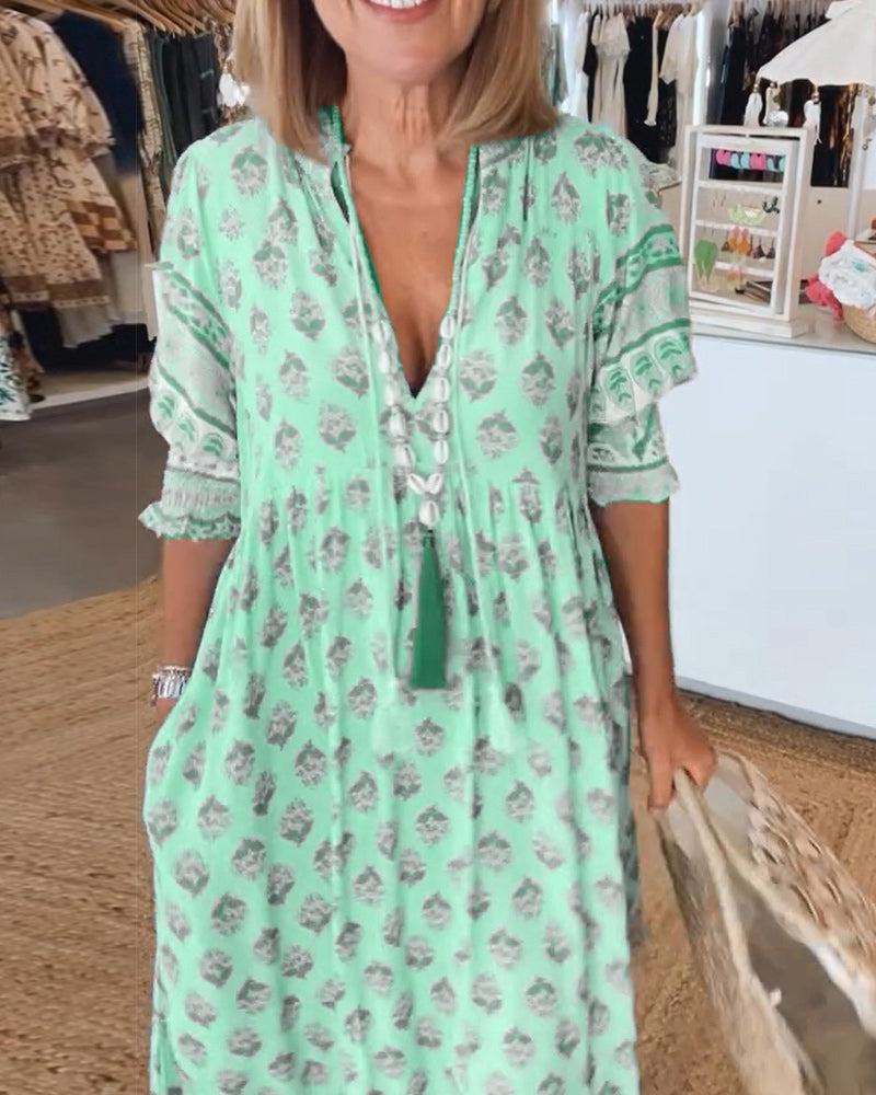 Amara | Flowing Bohemian Dress