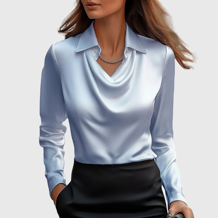 Luna | Luxe Satin Style Blouse