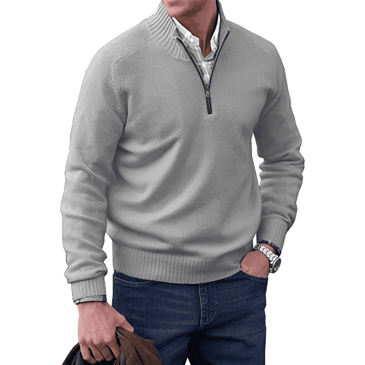 BROOKS | ZIP COLLAR PULLOVER