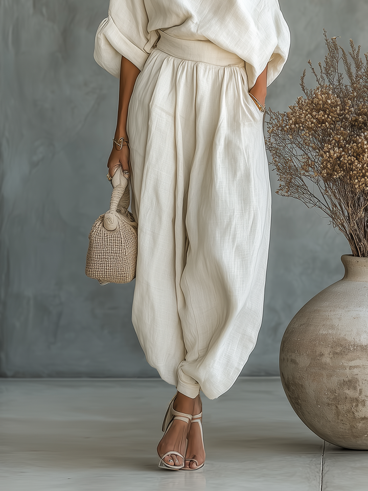 Sienna | Chic Off-Shoulder Lounge Set – Relaxed Style for Everyday Confidence