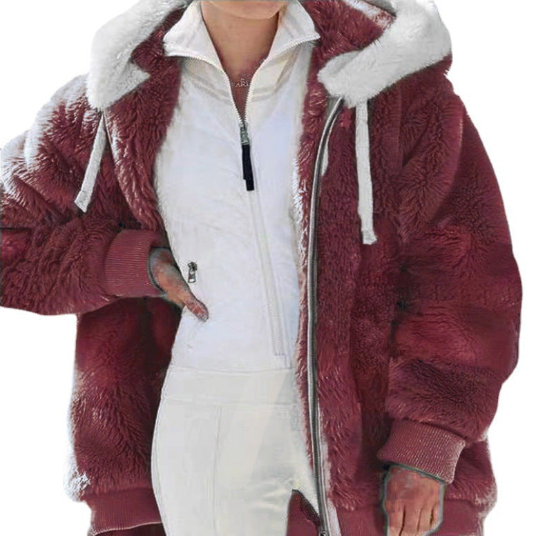 Lowkey Luxe | Winter Jacket with Hood and Zipper