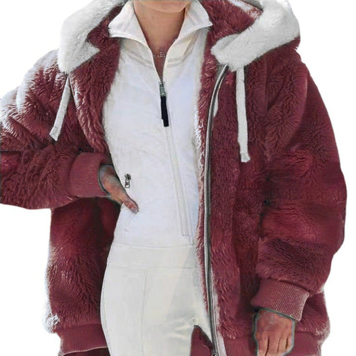 Lowkey Luxe | Winter Jacket with Hood and Zipper