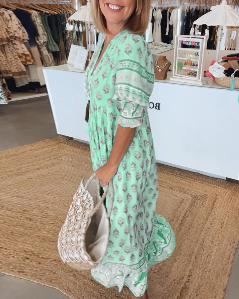 Amara | Flowing Bohemian Dress