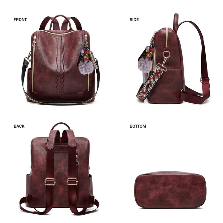 Delhi | Luxury 2-in-1 Convertible Backpack + Free Pouch